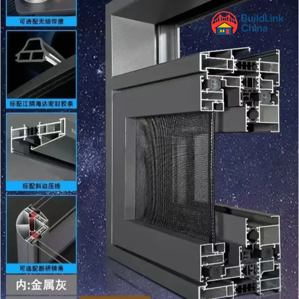 Aluminum Thermal Break Windows-1